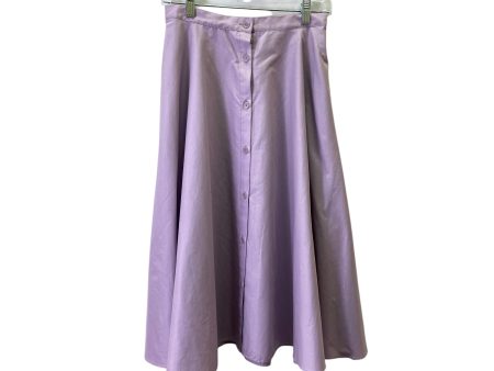 Skirt Maxi By Uniqlo In Purple, Size:8 Sale