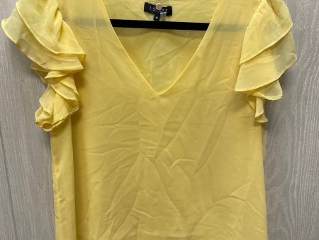 Blouse Short Sleeve By 1.state In Yellow, Size: M Fashion