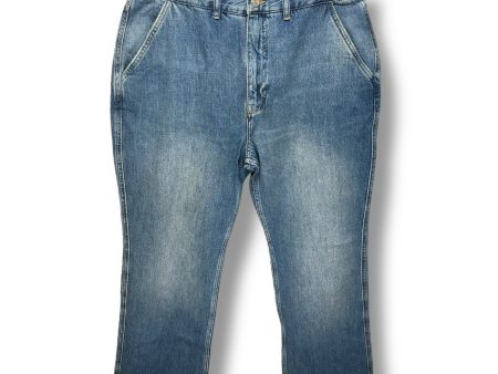 Jeans Boot Cut By Frame In Blue Denim, Size: 14 Cheap