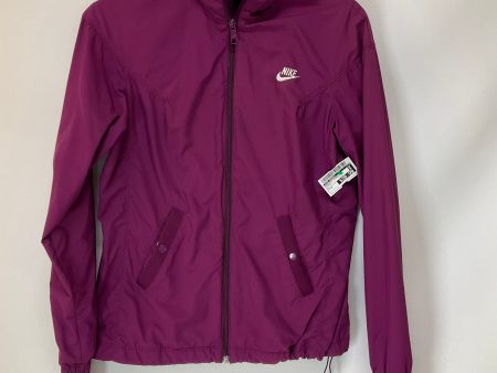 Athletic Jacket By Nike Apparel In Purple, Size: S Sale