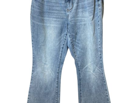 Jeans Flared By Judy Blue In Blue, Size: 14 For Cheap