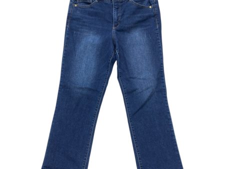 Jeans Skinny By Wit & Wisdom In Blue Denim, Size: 12 Cheap