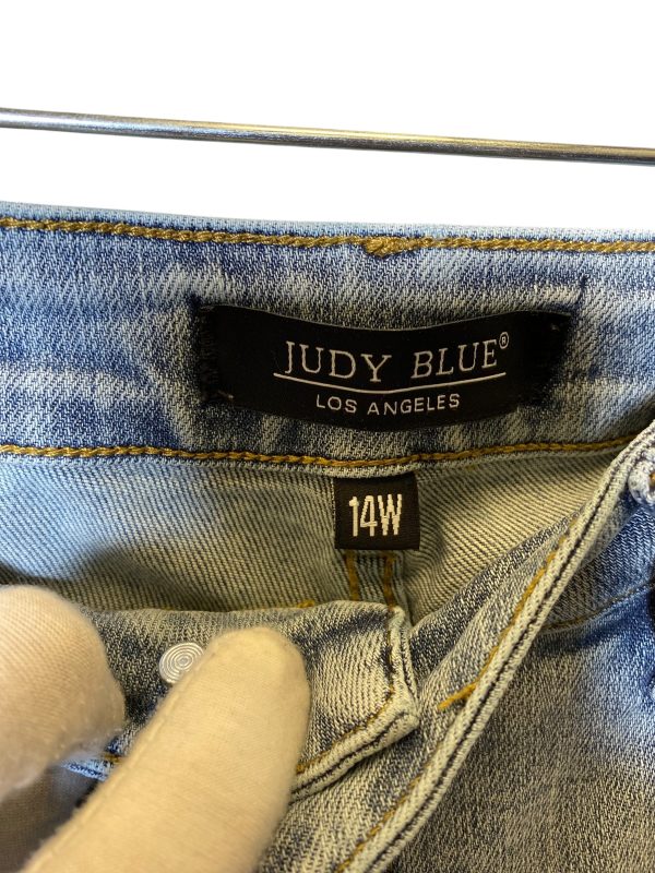 Jeans Flared By Judy Blue In Blue, Size: 14 For Cheap