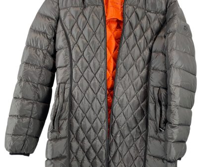 Jacket Puffer & Quilted By Michael Kors In Grey, Size: M Discount