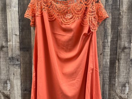 Dress Casual Short By Bibi In Orange, Size: Xl Online now