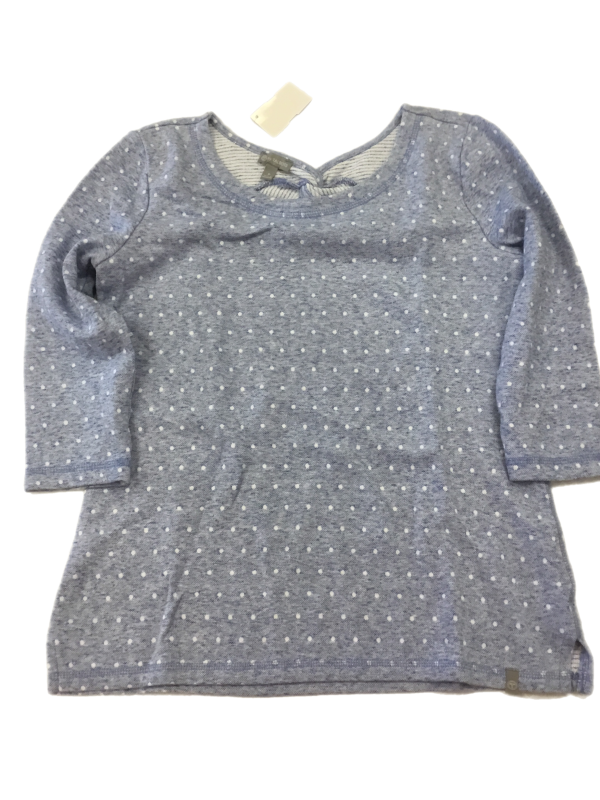 Top 3 4 Sleeve By Talbots In Blue & White, Size: Sp Cheap