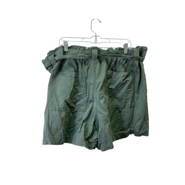 Shorts By Terra & Sky In Green, Size:22 For Sale