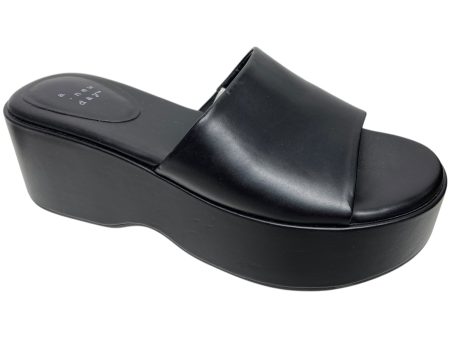 Shoes Heels Wedge By A New Day In Black, Size: 8 Hot on Sale