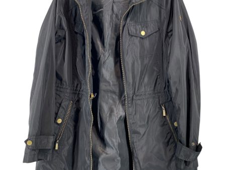 Jacket Windbreaker By Michael Kors In Black, Size: M Supply