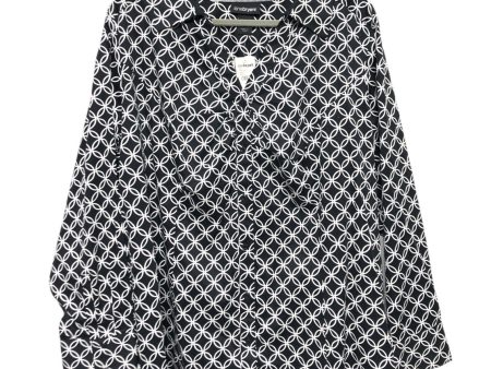 Top Ls By Lane Bryant In Black & White, Size:26 Online