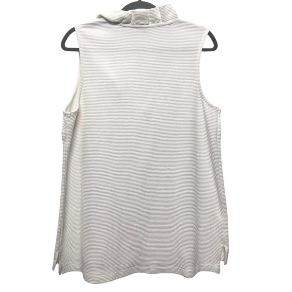 Top Sleeveless By Crown And Ivy In White, Size:L Sale