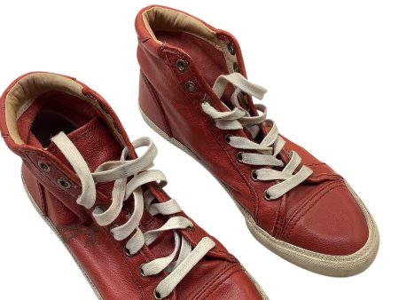 Shoes Sneakers By Frye In Red, Size: 8 Online Sale