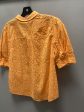 Blouse 3 4 Sleeve By Chicos In Orange, Size: M Sale