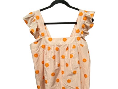 Top Sleeveless By Corey Lynn Calter In Orange & Pink, Size: S Sale