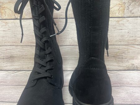 Boots Combat By Esprit In Black, Size: 8.5 Hot on Sale