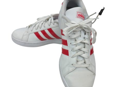 Shoes Sneakers By Adidas In Red & White, Size: 10 Discount