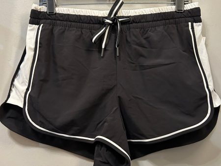 Athletic Shorts By Athleta In Black & White, Size: 8 Online Hot Sale