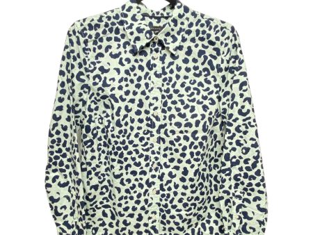 Top Long Sleeve By Talbots In Animal Print, Size: S Online Sale