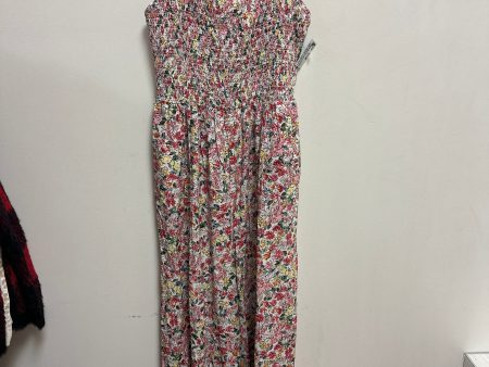 Jumpsuit By Clothes Mentor In Floral Print, Size: M on Sale