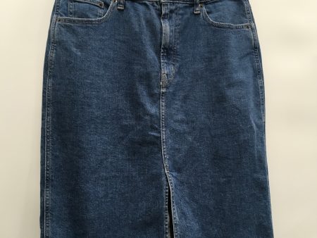 Skirt Maxi By Gap In Blue Denim, Size: 12 For Discount