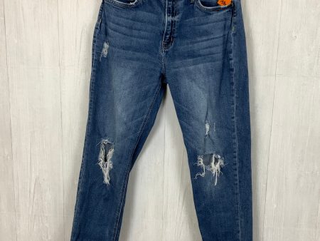 Jeans Straight By Flying Monkey In Blue Denim, Size: 10 For Sale