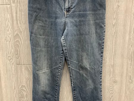 Jeans Straight By Gloria Vanderbilt In Blue Denim, Size: 12 Hot on Sale