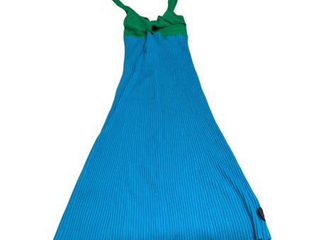 Dress Casual Maxi By Lush In Blue & Green, Size: L Sale