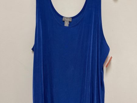 Tank Top By Chicos In Blue, Size: Xl For Discount