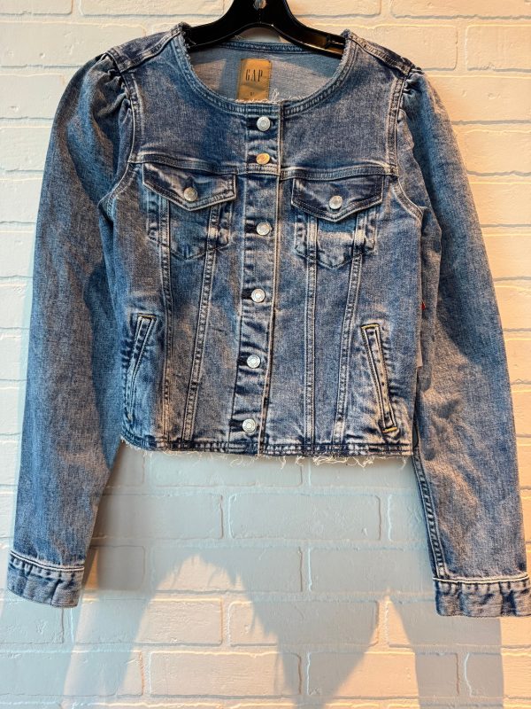 Jacket Denim By Gap In Blue Denim, Size: S Online