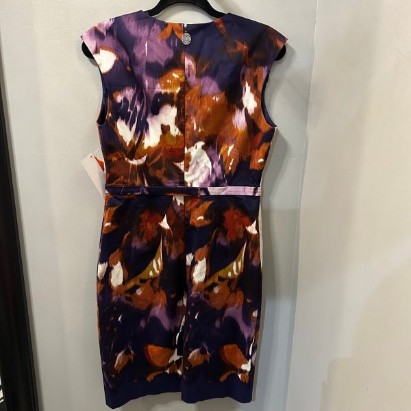 Dress Work By Elie Tahari In Purple & Yellow, Size: M Online Hot Sale