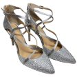 Shoes Heels Stiletto By Badgley Mischka In Silver, Size: 10 Sale