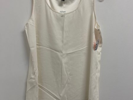 Top Sleeveless By Ann Taylor In Cream, Size: M Online now