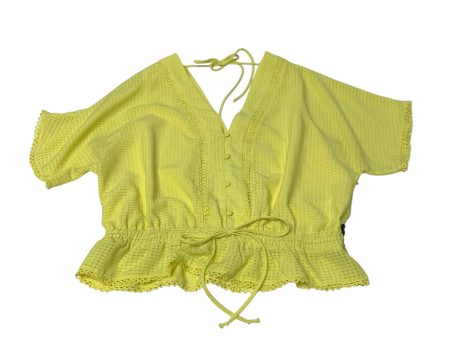 Top Short Sleeve By Clothes Mentor In Yellow, Size: Xl Online