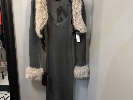 Dress Set 2pc By Bebe In Grey, Size: L Sale