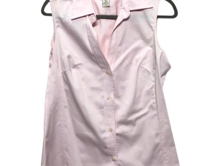 Top Sleeveless By Banana Republic In Pink, Size:M Online Sale