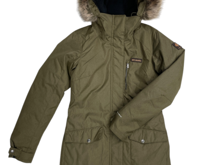 Jacket Puffer & Quilted By Columbia In Green, Size: Xs For Sale