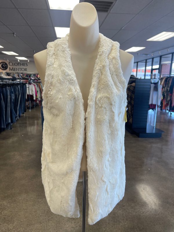 Vest Faux Fur & Sherpa By Tart In Cream, Size: Xs Discount