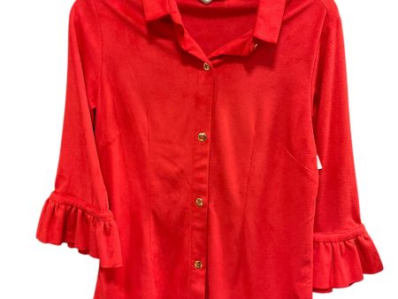 Top 3 4 Sleeve By Gretchen Scott In Red, Size: S Online