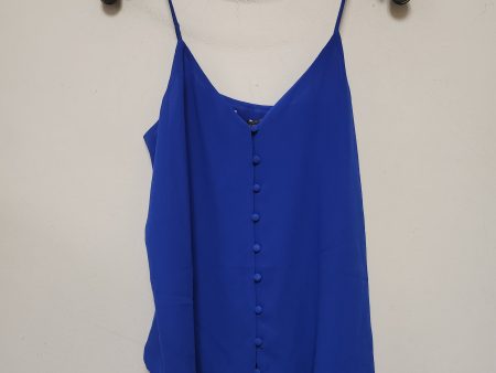 Top Sleeveless By Naked Zebra In Blue, Size: M For Cheap