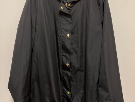 Jacket Windbreaker By Kim Rogers In Black, Size: 1x Online Hot Sale