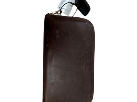 Wallet Leather By Cmb In Brown, Size:Large Cheap