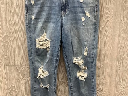 Jeans Straight By Judy Blue In Blue Denim, Size: 6 Online Sale