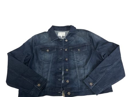 Jacket Denim By Jessica Simpson In Blue Denim, Size: Xl on Sale