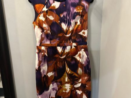 Dress Work By Elie Tahari In Purple & Yellow, Size: M Online Hot Sale