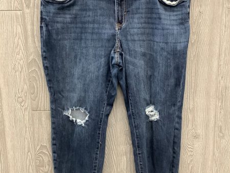 Jeans Skinny By Sonoma In Blue Denim, Size: 20 For Cheap