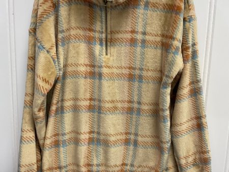 Jacket Fleece By Clothes Mentor In Plaid Pattern, Size: M Online Sale