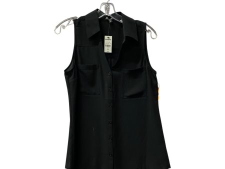 Top Sleeveless By Express In Black, Size:M Cheap