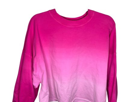 Athletic Sweatshirt Crewneck By Lululemon In Pink Cheap