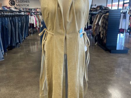 Vest Other By Bcbgmaxazria In Tan, Size: Xxs Sale