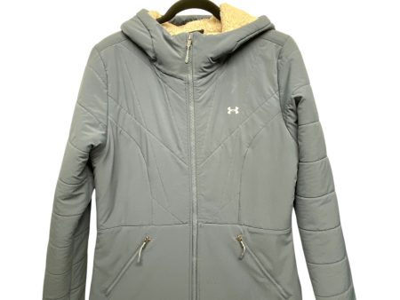 Jacket Puffer & Quilted By Under Armour In Blue, Size: L For Discount